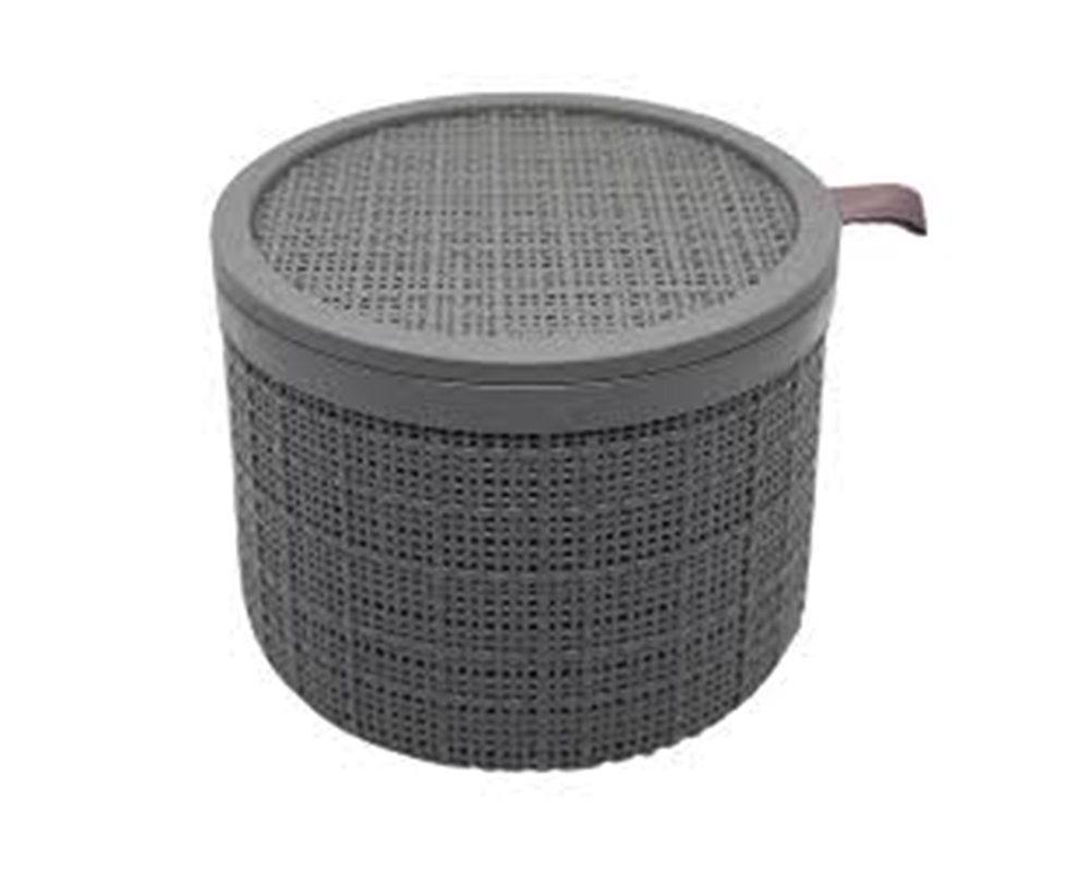 Curver Jute Round with Lid