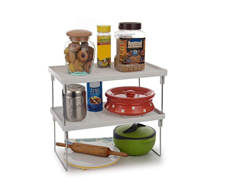 Disha Abs Plastic Folding Rack