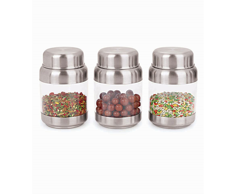 Sizzle Crystal Container Set of 3