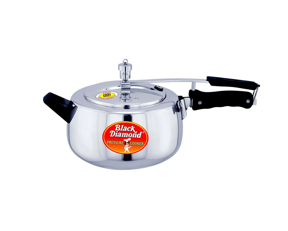 Black Diamond Glaxy White Pressure Cooker