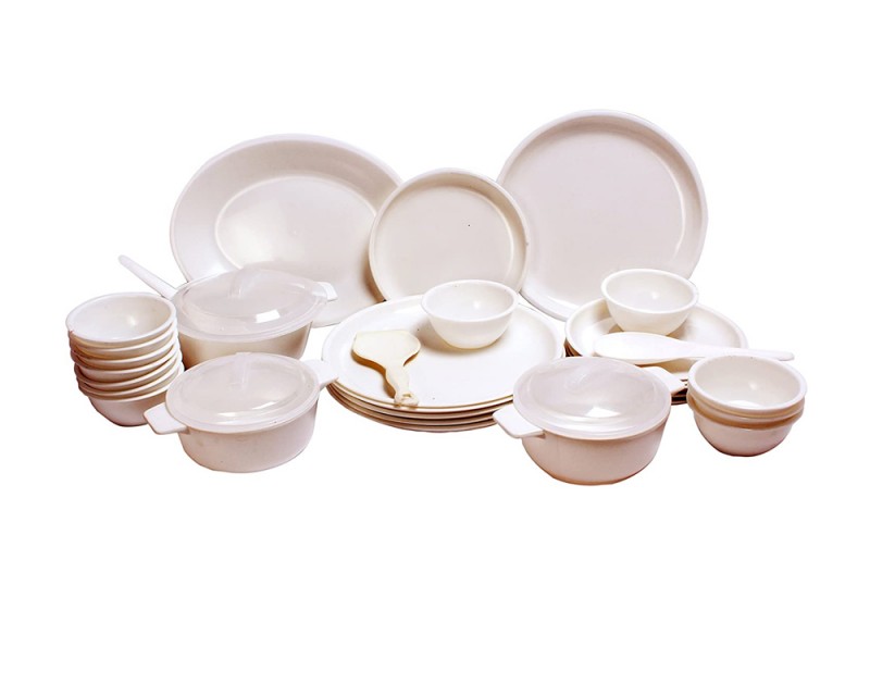 Trust Microwave 34 Pcs Dinner Set White