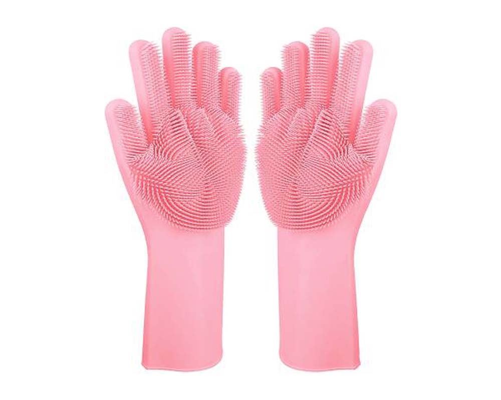 সিলিকন ডিশ ওয়াশিং হ্যান্ড গ্লাভস