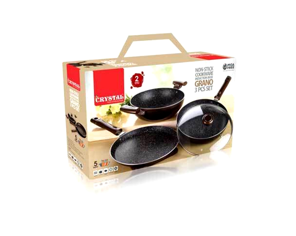 CNS989 Grano 3 Pcs NonStick Set
